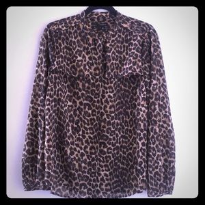 Ann Taylor classy leopard blouse!  🐆